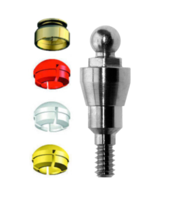 Straumann® BL RC-compatible Clix Complete Ball Abutment 1mm