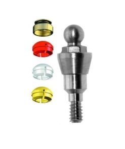 Straumann® BL RC-compatible Clix Complete Ball Abutment 4mm