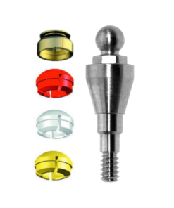Straumann® BL NC-compatible Clix Complete Ball Abutment 2mm