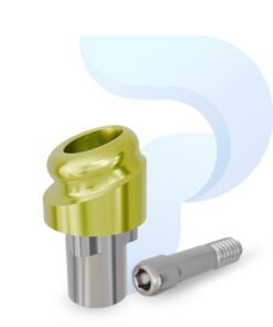 PreatLoc™ NobelBiocare™ Tri-Lobe-compatible RP 18° Angled Abutment 1mm