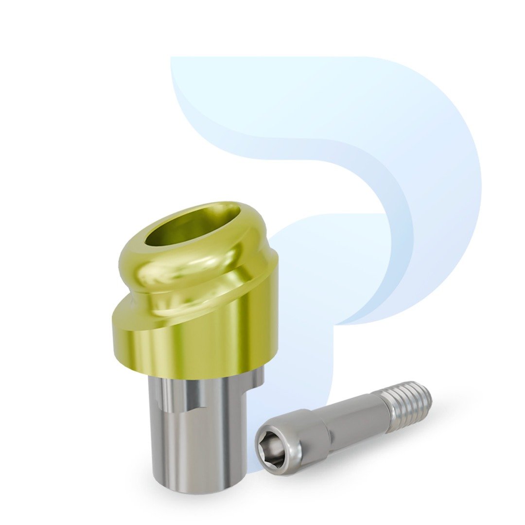 PreatLoc™ NobelBiocare™ Tri-Lobe-compatible RP 18° Angled Abutment 1mm