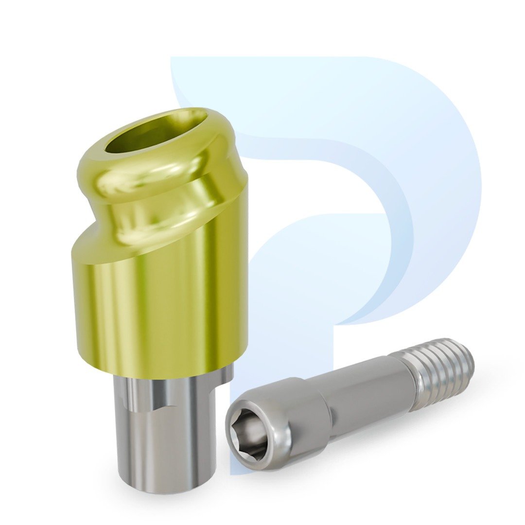 PreatLoc™ NobelBiocare™ Tri-Lobe-compatible RP 18° Angled Abutment 3mm