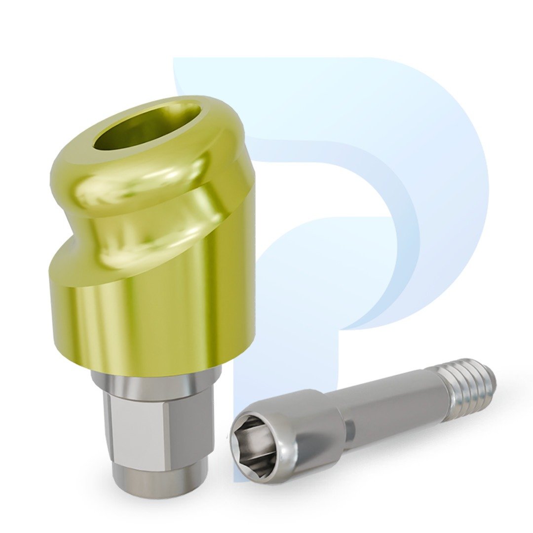 PreatLoc™ Biomet 3i Certain™-compatible 4.1mm 18° Angled Abutment 2mm