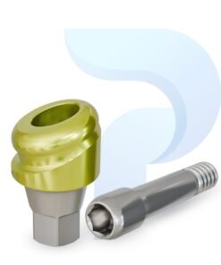 PreatLoc™ Hiossen™ ETIII-compatible Mini 18° Angled Abutment 1mm