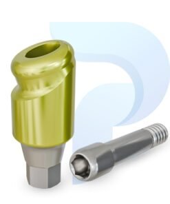 PreatLoc™ Hiossen™ ETIII-compatible Mini 18° Angled Abutment 4mm