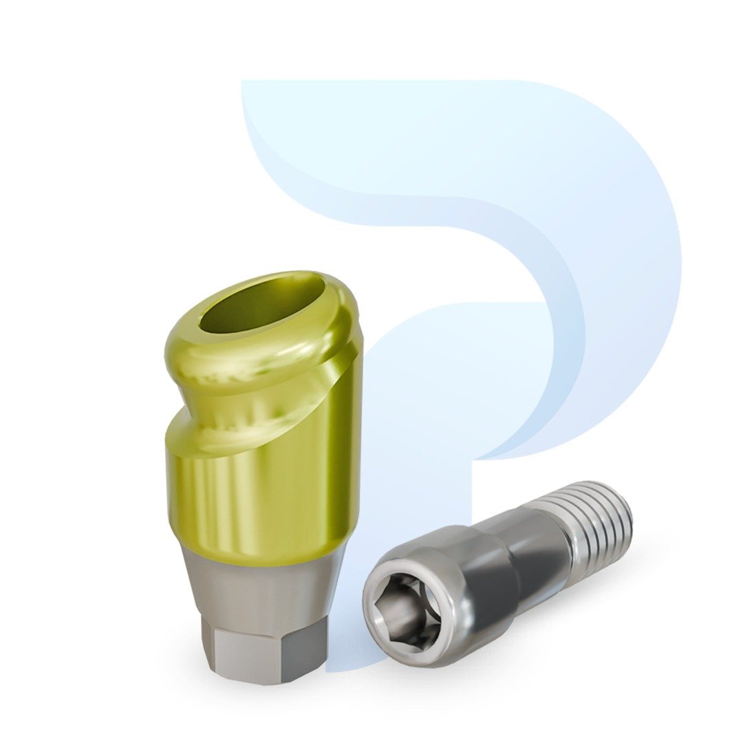 PreatLoc™ Hiossen™ ETIII-compatible Regular 18° Angled Abutment 3mm