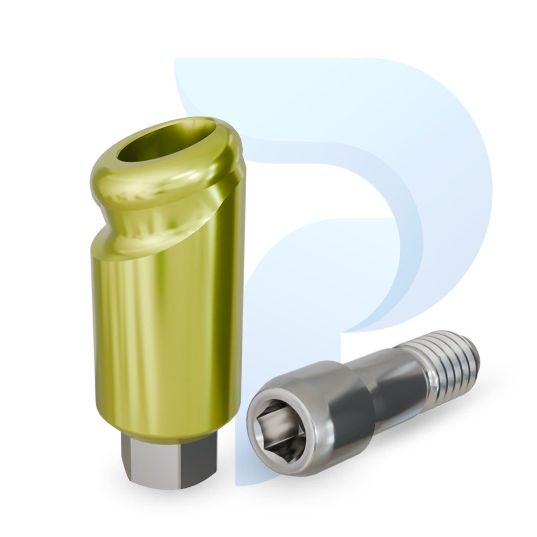 PreatLoc™ BioHorizons™-compatible 3.5mm 18° Angled Abutment 5mm