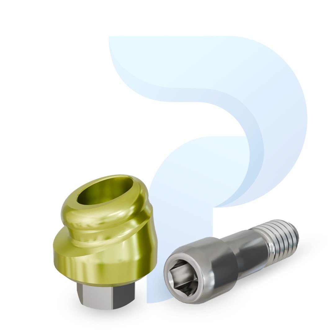 PreatLoc™ BioHorizons™-compatible 4.5mm 18° Angled Abutment 1mm