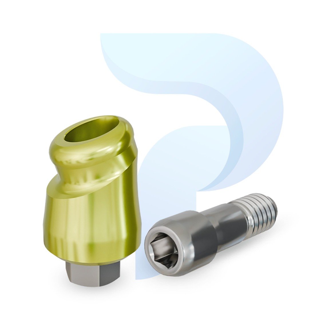 PreatLoc™ BioHorizons™-compatible 4.5mm 18° Angled Abutment 3mm