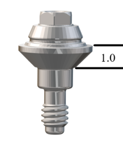 Zimmer® TSV-compatible 3.5mm Straight Multi-Unit Abutment