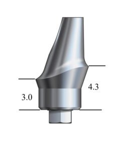 Zimmer® TSV-compatible 4.5mm Esthetic Abutment