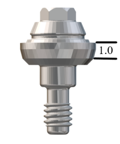 Zimmer® TSV-compatible 4.5mm Straight Multi-Unit Abutment