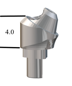 NobelBiocare™ Tri-Lobe-compatible RP 30° Multi-Unit Abutment X 4mm