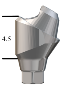 NobelActive™/Conical-compatible NP 30° Multi-Unit Abutment X 4.5mm