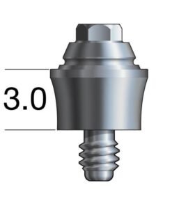 Branemark®-compatible RP Straight Multi-Unit Abutment X 3mm