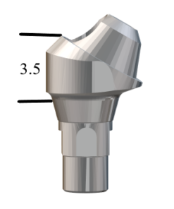 Straumann® BL RC-compatible 30° Multi-Unit Abutment x 3.5mm