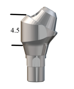Straumann® BL RC-compatible 30° Multi-Unit Abutment x 4.5mm