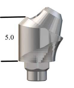 Biomet 3i Certain®-compatible 4.1mm 30° Multi-Unit Abutment X 5mm