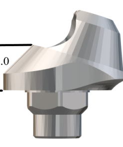 Biomet 3i Certain®-compatible 5.0mm 17° Multi-Unit Abutment X 2mm
