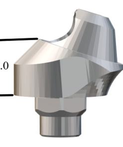 Biomet 3i Certain®-compatible 5.0mm 17° Multi-Unit Abutment X 3mm