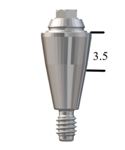 Astra®-compatible Lilac 4.5/5.0mm Straight Multi-Unit Abutment X 3.5mm