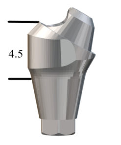 Astra®-compatible Lilac 4.5/5.0mm 30° Multi-Unit Abutment X 4.5mm