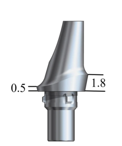 CAMLOG® Screw-Line-compatible 5.0mm Esthetic Abutment 15° Angle, Posterior