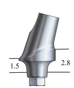 MegaGen AnyRidge®-compatible Esthetic Abutment 15° Angle, Posterior