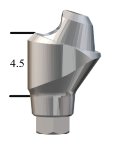 MegaGen AnyRidge®-compatible 17° Multi-Unit Abutment X 4.5mm