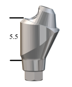 MegaGen AnyRidge®-compatible 17° Multi-Unit Abutment X 5.5mm