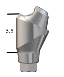 MegaGen AnyRidge®-compatible 30° Multi-Unit Abutment X 5.5mm