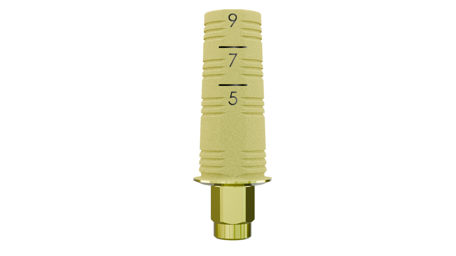 ASC 3i Certain® 3.4mm-Compatible X 9mm Engaging Titanium Base - Image 2
