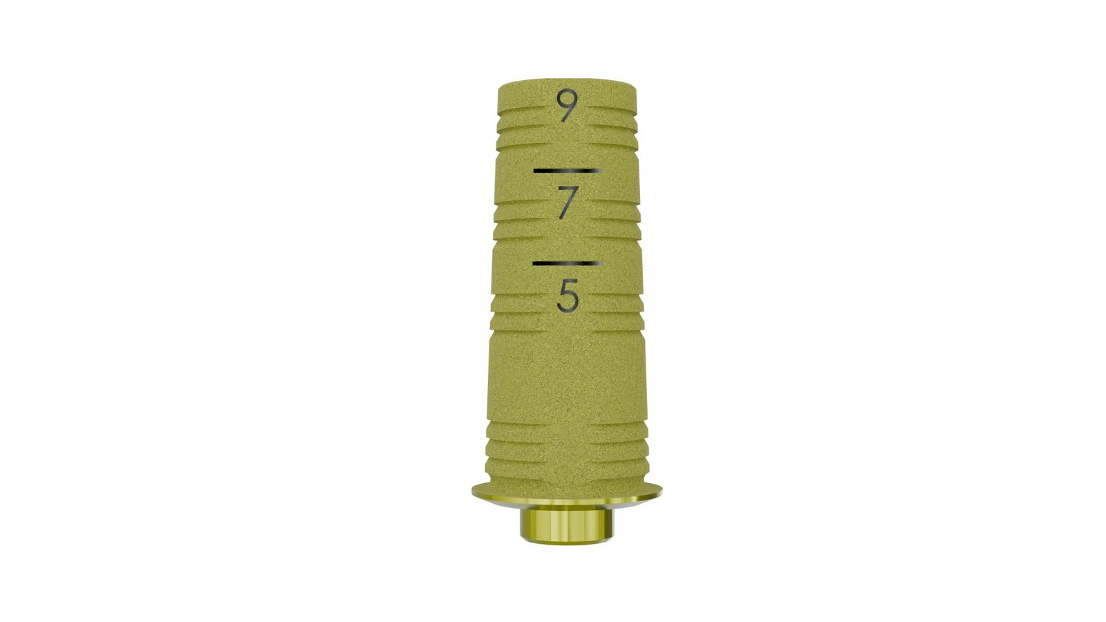 ASC 3i Certain® 3.4mm-Compatible X 9mm Non-Engaging Titanium Base - Image 2