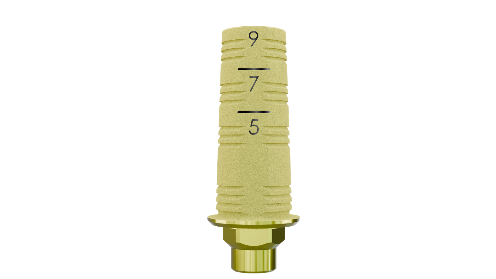 ASC 3i Certain® 4.1mm-Compatible X 9mm Engaging Titanium Base - Image 2