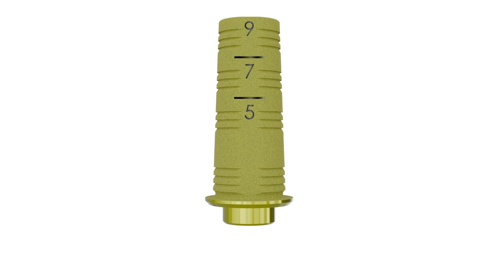 ASC 3i Certain® 4.1mm-Compatible X 9mm Non-Engaging Titanium Base - Image 2